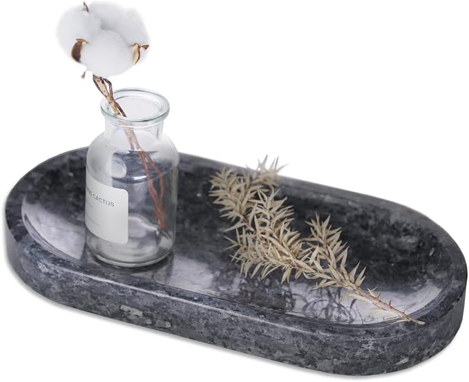 Koville Norwegian Natural Granite Bathroom Tray, Decorative Tray, Bathroom by Koville