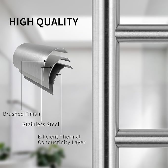 Wall Mounted Towel Warmer 12 Bars - Image 4
