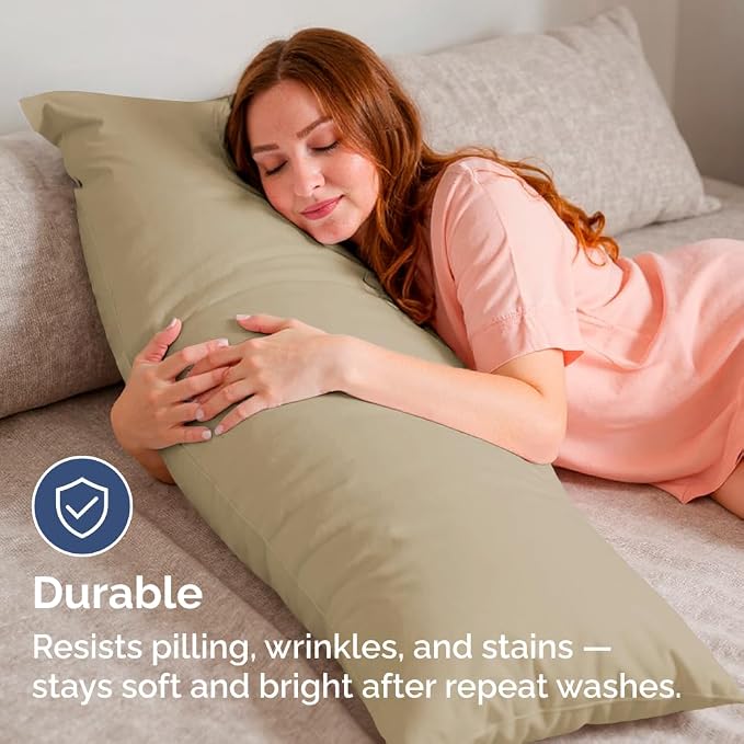 Body Pillowcases Set of 4-20x54 Long Body Pillow Case - Image 4