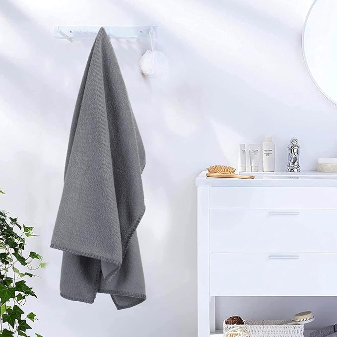 JML Large Bath Towels Set of 2, Microfiber Bath Towel - Image 8