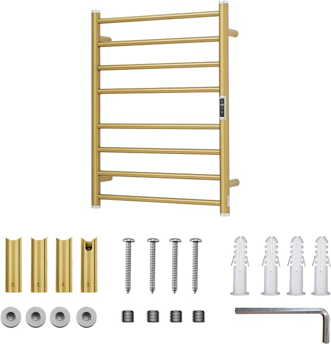 Electric Towel Warmer Rack, Heating Towel Warmer, Timer & Temperature Control - Image 7