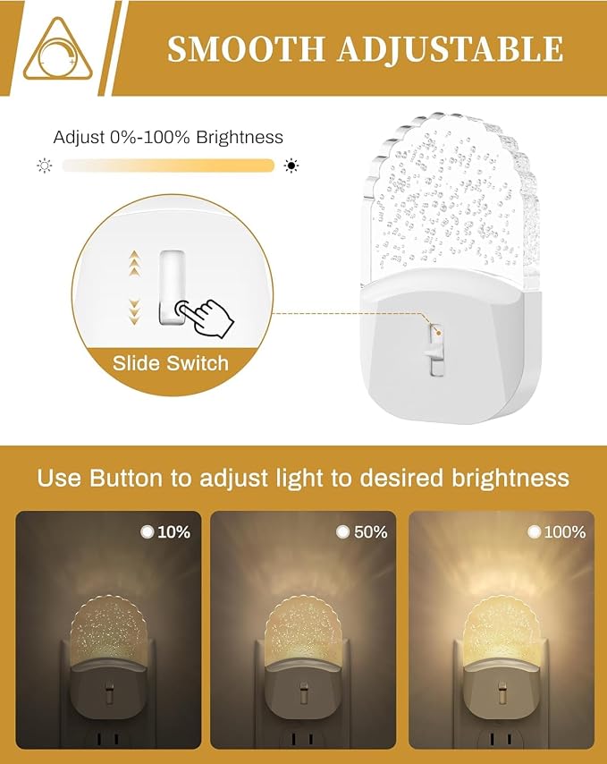 DORESshop LED Night Light, Baby Night Lights, Plug in NightLight - Image 4