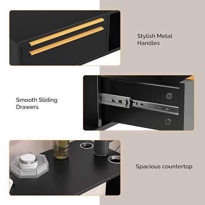 OmySalon Wall Mount Salon Station, Hair Stylist Cabinet - Image 5