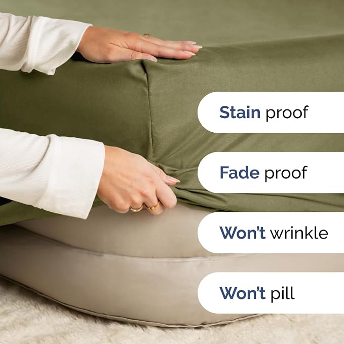 Extra Deep King 400 Thread Count Cotton Fitted Sheet - Image 4