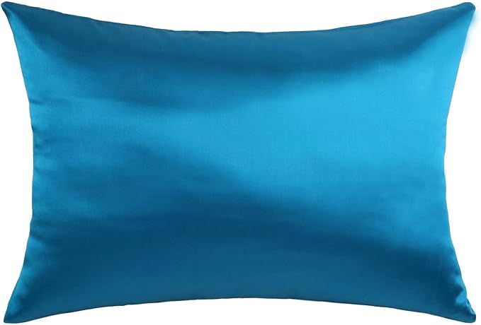 USA Made 100% Silk Pillowcase Peacock, Certified 6A Grade 22 Momme Mulberry - Image 7
