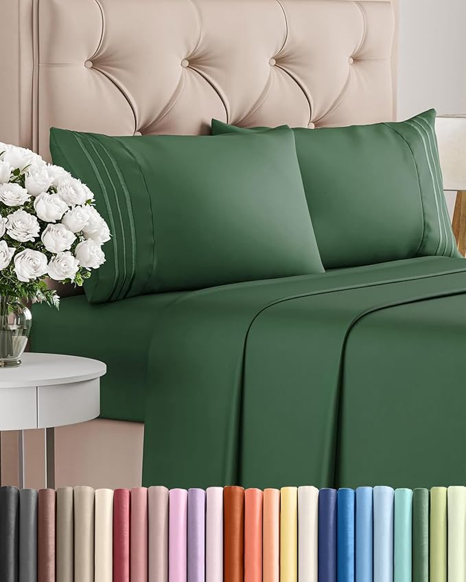 Queen Size 4 Piece Sheet Set by CGKUnlimited