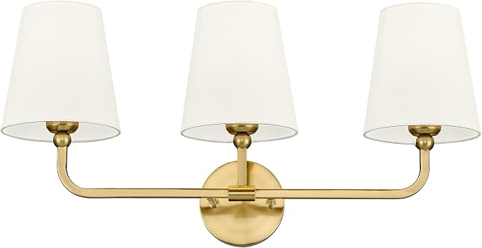 Bathroom Light Fixtures, Brushed Gold Vanity Lights by Metwet