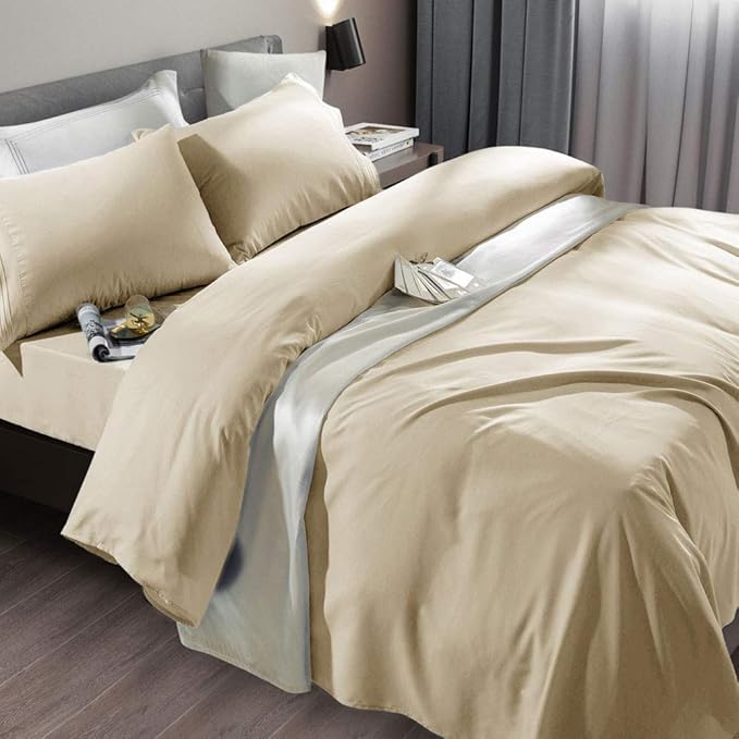 SONORO KATE Bed Sheet Set Super Soft Microfiber 1800 Thread Count Luxury by SONOROKATE