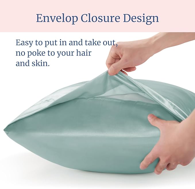 BEDELITE Satin Pillowcase for Hair and Skin, Super Soft Similar to Silk Pillow - Image 6