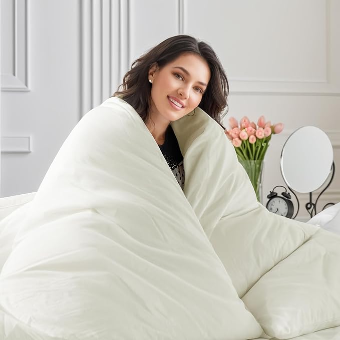 NEXHOME PRO Queen Duvet Cover Set, 100% Washed Cotton - Image 6