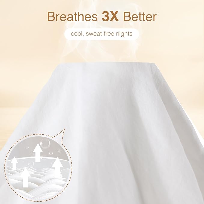 SONORO KATE 100% French Linen Duvet Cover, Soft Breathable - Image 3