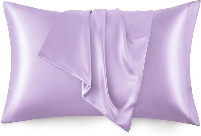Love's cabin Satin Pillowcase Set of 2 Queen Size 20x30, Cooling Pillow Covers by Lovescabin