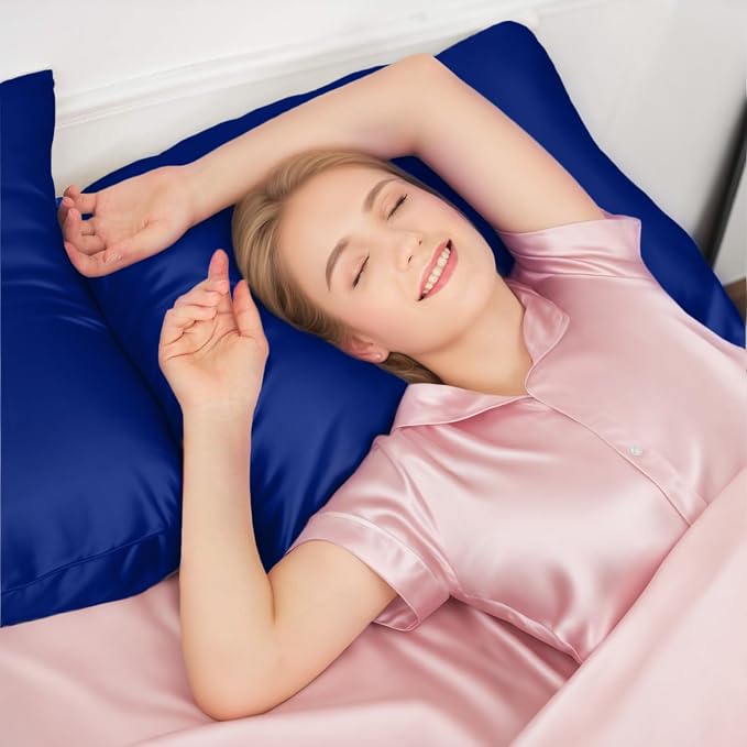 INSSL Silk Pillowcase for Women, Mulberry SIL Pillowcase for Hair and Skin and - Image 2