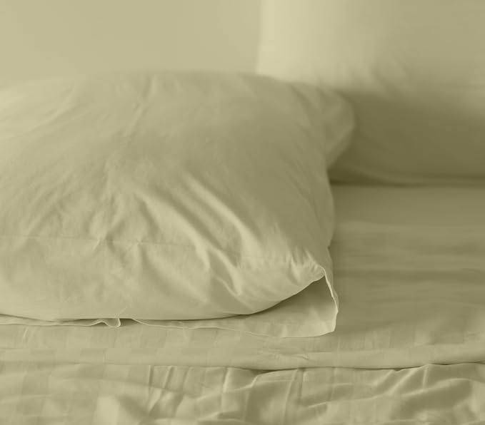 RUVANTI 100% Cotton Sheets – Full Size Percale Bedding, Cooling & Breathable - Image 9