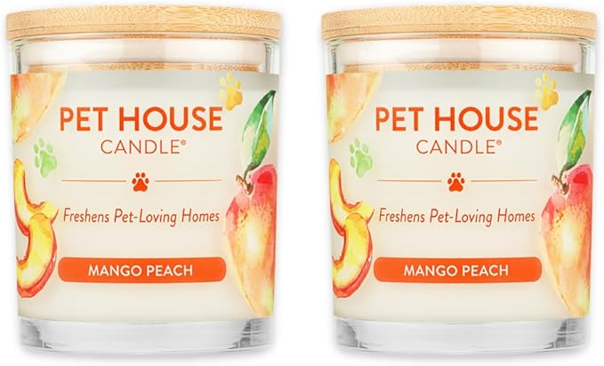 Pet House Candles, Plant-Based, Clean Burning, Long Lasting Pet Odor Candles by OneFurAll