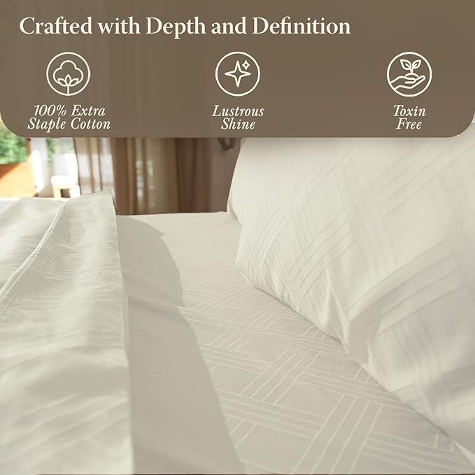 Threadmill Luxury 100% Cotton Full Bed-Sheets - Image 6