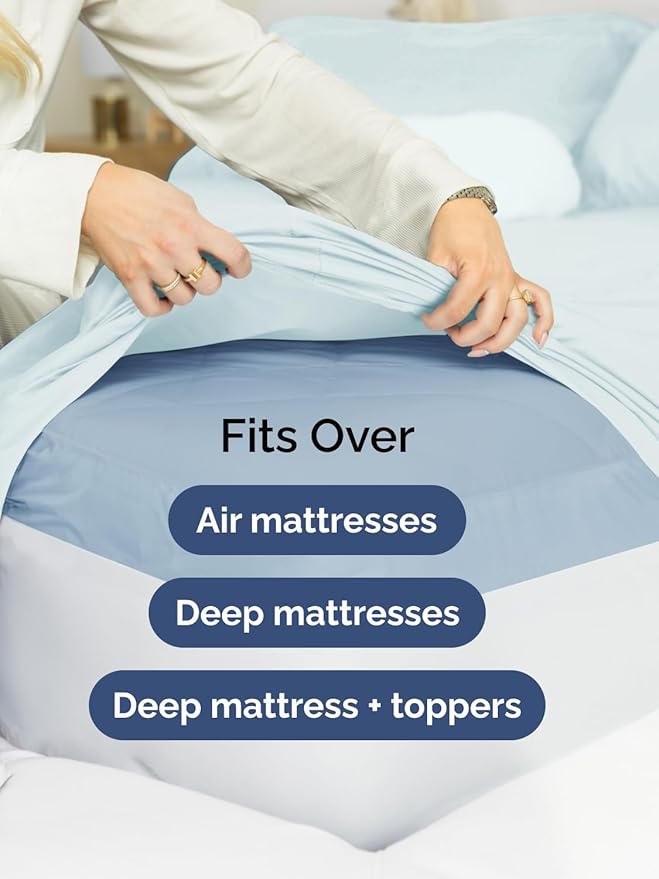 Extra Deep Split King Fitted Sheet - Image 6