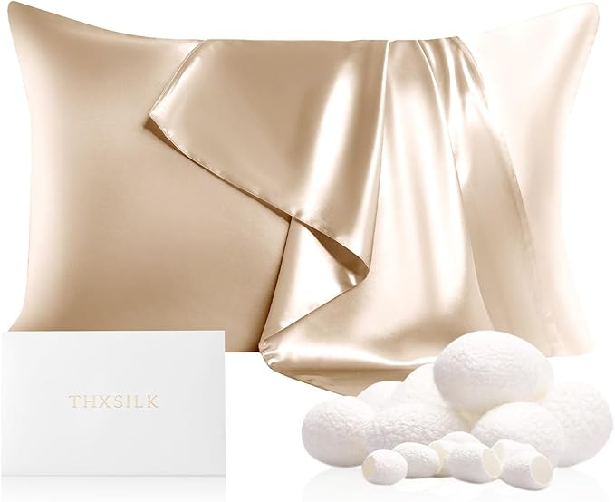 THXSILK 100% Mulberry Silk Pillowcase by THXSILK