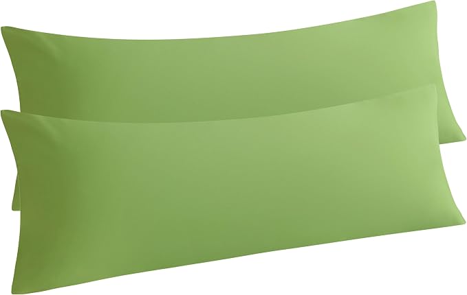 NTBAY Body Pillow Cases Set of 2, 2 Pack Brushed Microfiber 20x54 Pillow Cases by NTBAY