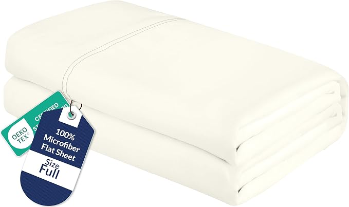 Royale Linens Twin Flat Sheet by ROYALELINENS