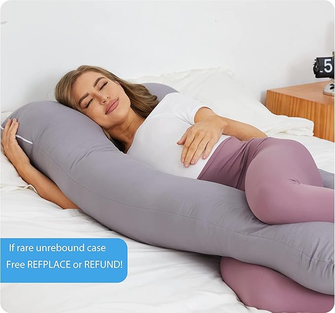 ZZZhen Pregnancy Pillow for Sleeping, U Shaped Maternity Pillow - Image 6