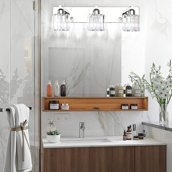 Aipsun Crystal Vanity Light Fixtures Modern Vanity Light - Image 4