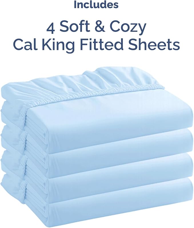 Cal King Size Fitted Bed Sheet - Image 4