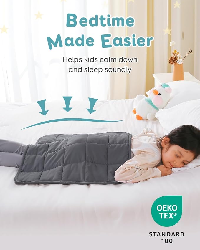 Topblan Weighted Lap Blanket 2 lbs, Summer Breathable Mini Weighted Lap Pad - Image 2