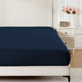 ROSE&RISY Dark Grey Twin Fitted Sheet, Soft and Breathable by ROSERISY