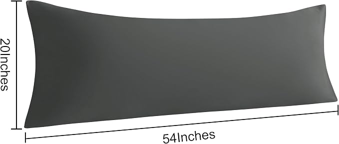 NTBAY Body Pillow Cases Set of 2, 2 Pack Brushed Microfiber 20x54 Pillow Cases - Image 3