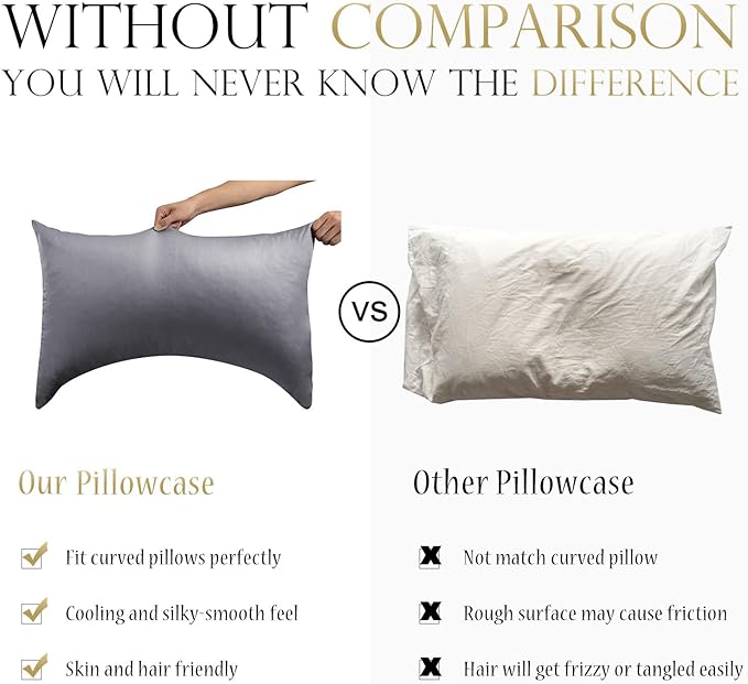 Cooling Side Sleeper Pillow Cases Queen Size Set of 2 - Image 2