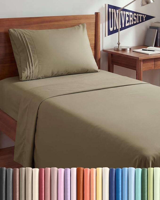 Twin XL Size 3 Piece Sheet Set by CGKUnlimited