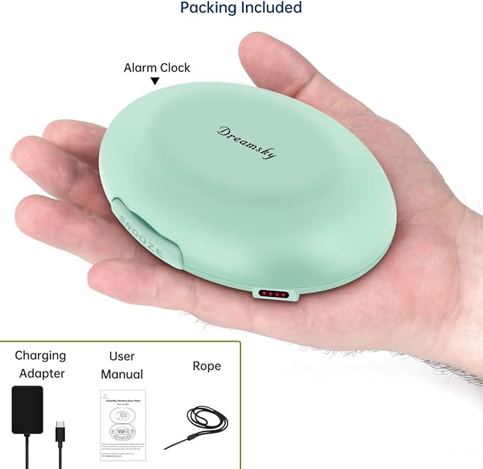 DreamSky Vibrating Alarm Clock for Heavy Sleepers - Image 7