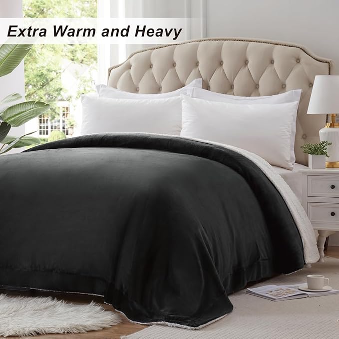 KAWAHOME Sherpa Fleece Twin Size Blanket - Image 5