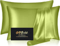 Silk Pillow Cases 2 Pack, Mulberry Silk Pillowcases Standard Set of 2, Anti Acne by HOME