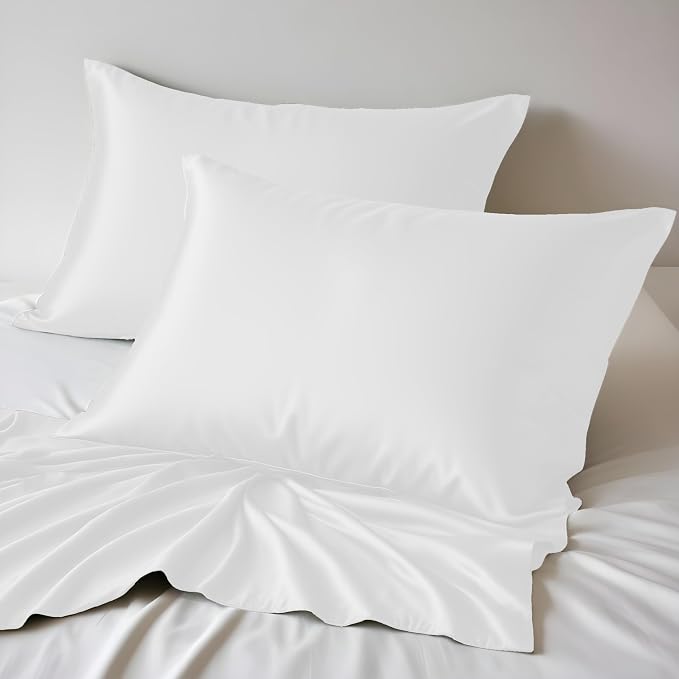 LINENWALAS Rayon Derived from Bamboo Standard Pillowcases by LINENWALAS