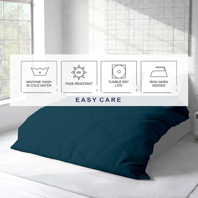 Kotton Culture 3 Pc Duvet Cover King Size Set-100% Egyptian Cotton 600 Thread - Image 6
