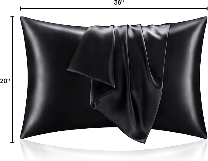 BEDELITE Satin Pillowcase for Hair and Skin, Super Soft and Cooling Similar to - Image 9