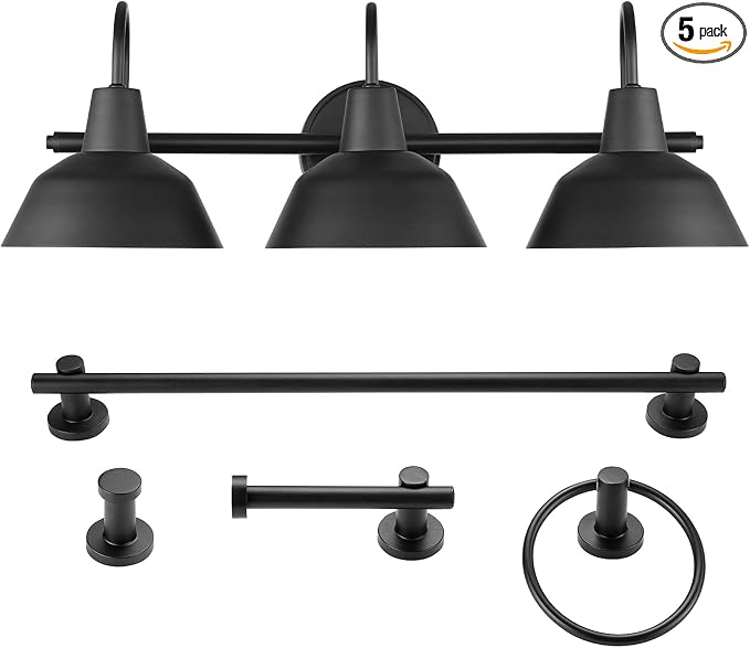 Globe Electric 51710 5-Piece Bathroom Accessory Set by GlobeElectric