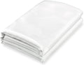 Homiest White Satin Flat Sheet by Homiest