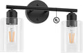 Espird Bathroom Vanity Light Black 2 Light Rustic Bathroom Vanity Lights Over by Espird