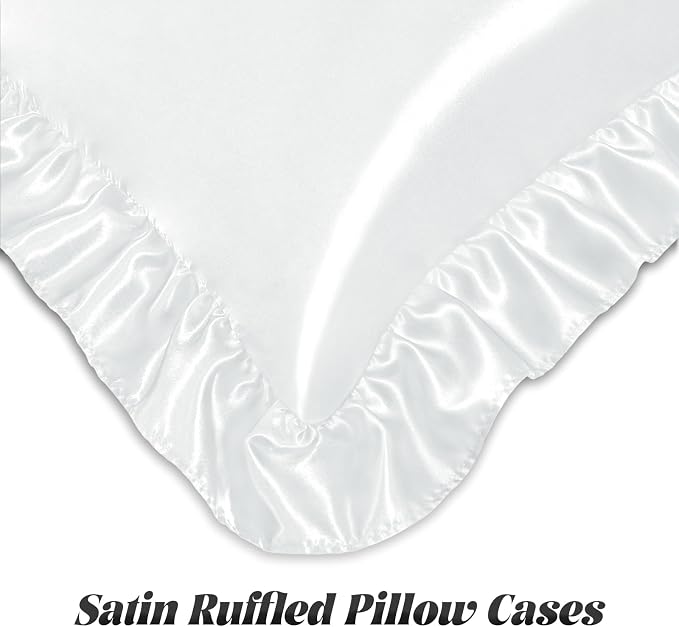 Homiest Ruffle Satin Pillowcase - Image 4