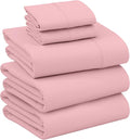 RUVANTI 100% Cotton Sheets – Split King Size Percale Bedding, Cooling & by Ruvanti
