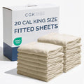Bulk Case Pack of 20 Fitted Sheets by CGKUnlimited