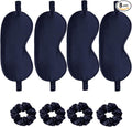 Satin Eye Mask 8Pcs Silk Sleep Masks Silky Blindfold Eyeshade Blackout Eyes by WJingYiJia