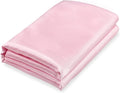 Homiest Blush Pink Satin King Top Sheet and Flat Sheet by Homiest