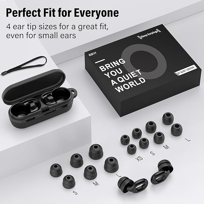 Ear Plugs for Sleeping 35dB Noise Cancelling Silicone Earplugs Single and - Image 7