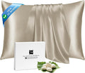 Ravmix Silk Pillow Cases with Zipper, 21momme Mulberry Silk Pillowcase by Ravmix