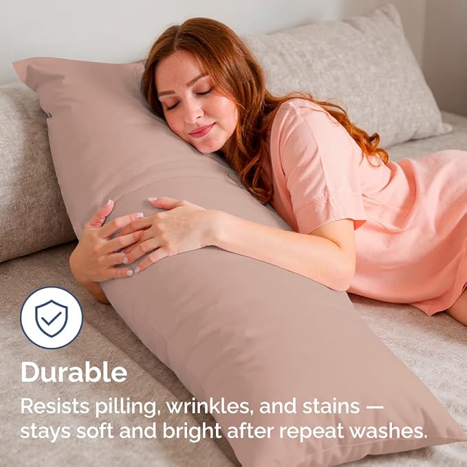 Body Pillowcases Set of 4-20x54 Long Body Pillow Case - Image 4