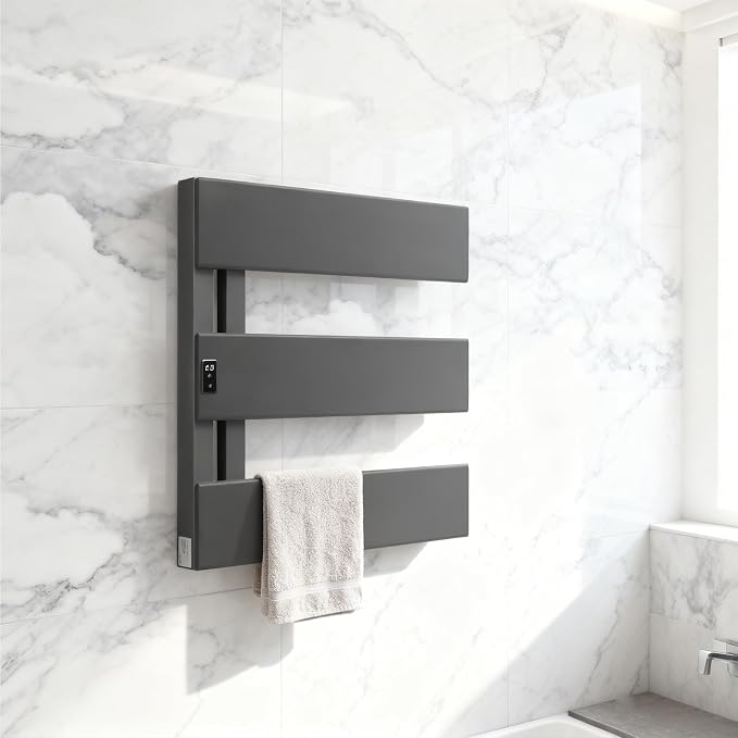 Verida Towel Warmer Rack, Support Hardwired and Plug-in, Wall-Mounted Electric - Image 10